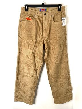 Empyre Khaki Corduroy Loose Fit Skate Pants Baggy Mens NWT